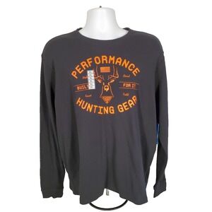 Columbia PHG Men's‎ XL Black Waffle Long Sleeve Shirt Built For It Hunting NWT